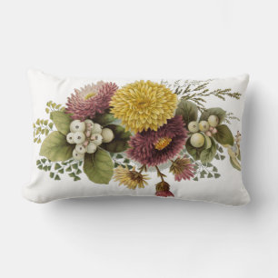 Coussin Rectangle Fleur de chrysanthème mère florale