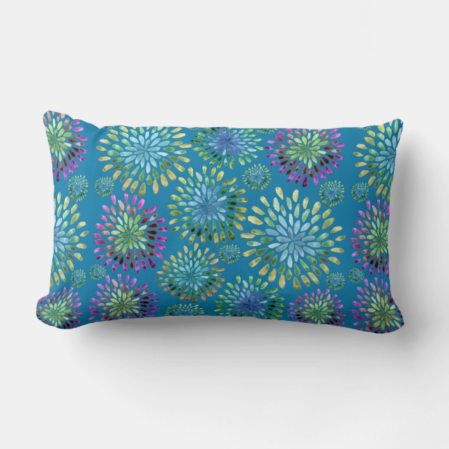 Coussin Rectangle Fleur de flottement (Recto)