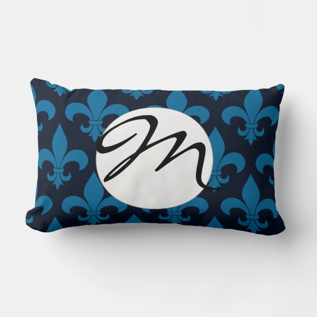 Coussin Rectangle Fleur de lis Motif Classic (Recto)
