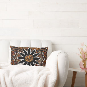 Coussin Rectangle Fleur de Sun d'Africain
