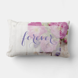 Coussin Rectangle Fleur d'été Wild Rose & Lavender