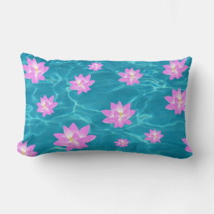 Coussin Rectangle Fleur Lotus