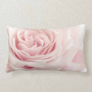 Coussin Rectangle Fleur rose rose-clair - fleurs de roses florales
