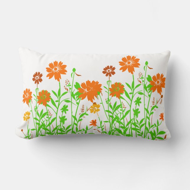 Coussin Rectangle Fleur sauvage-79156 (Recto)
