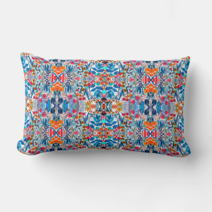 Coussin Rectangle Fleur sauvage aquarelle artistique