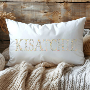 Coussin Rectangle Fleur sauvage Kisatchie Louisiane État
