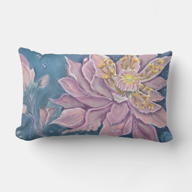 Coussin Rectangle Fleur surnaturelle (Recto)