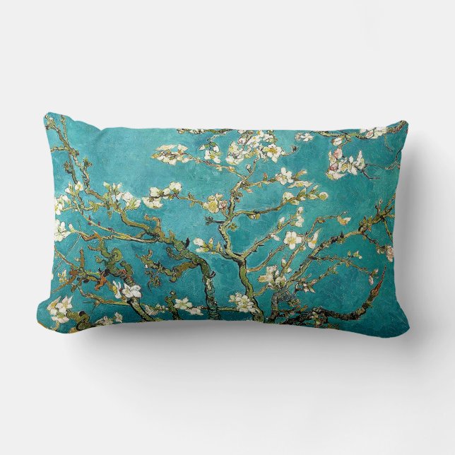 Coussin Rectangle Fleurs d'amandier de Van Gogh Impressionnisme Clas (Recto)