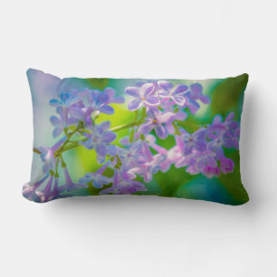 Coussin Rectangle Fleurs de lilas violettes
