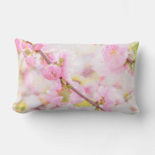Coussin Rectangle Fleurs de sakura roses - Fleur de cerisier japonai