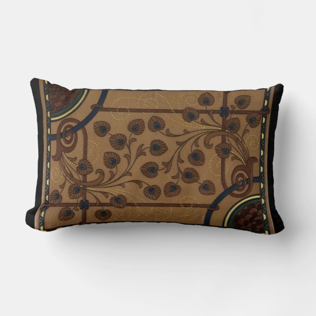 Coussin Rectangle Fleurs déco décoratives (Recto)