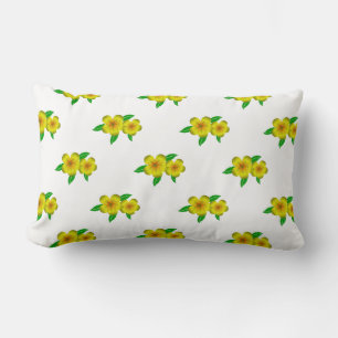 Coussin Rectangle Fleurs jaunes de Damiana