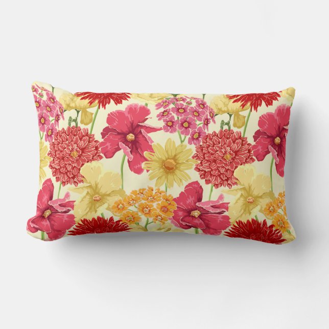 Coussin Rectangle Floral (Recto)