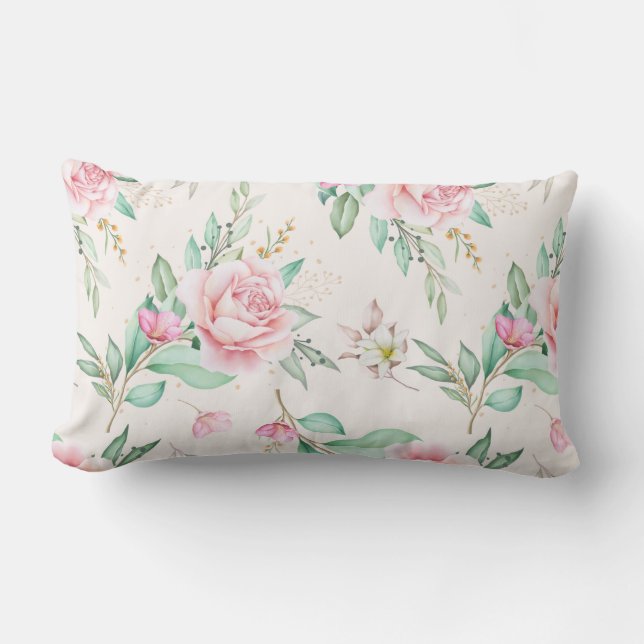 Coussin Rectangle Floral (Recto)