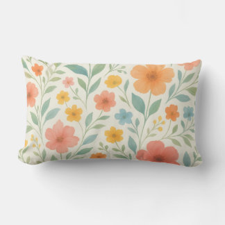 Coussin Rectangle Floral Elegance Pillow – Lovely Floral
