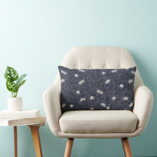 Coussin Rectangle Flore de minuit