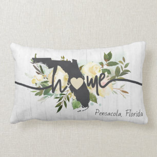 Coussin Rectangle Florida State Personnalisé Votre Maison Ville Rust