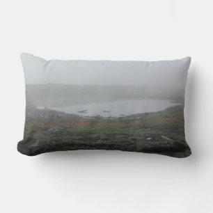 Coussin Rectangle Foggy Paysage Photo Grey Sky Morning Fog
