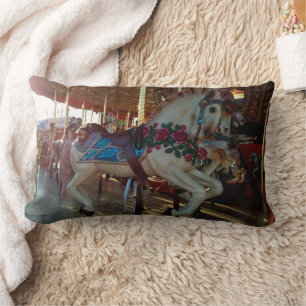 Coussin Rectangle Foire du Carnaval Joyeux Aller rond Carousel Horse