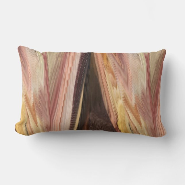 Coussin Rectangle Fontaine d'automne réversible (Recto)