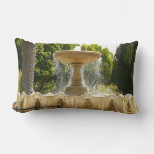 Coussin Rectangle Fontaine de Sausalito Photographie de voyage en Ca