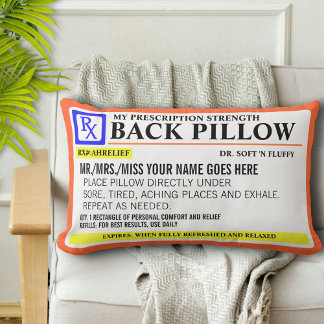 Coussin Rectangle Force de prescription drôle