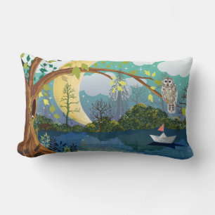 Coussin Rectangle Forest River Illustrated Children’s