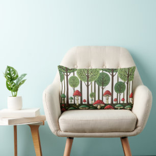 Coussin Rectangle Forêt enchantée