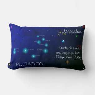 Coussin Rectangle Formation de l'hémisphère nord Pleiades Star