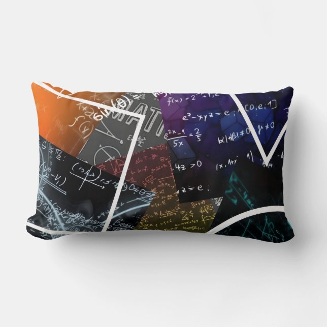 Coussin Rectangle Formule mathématique Lancer l'oreiller (Recto)