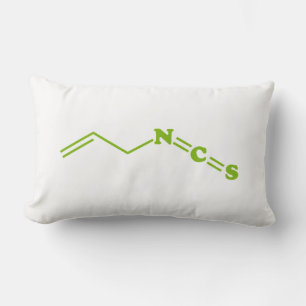 Coussin Rectangle Formule moléculaire de l'isothiocyanate de Wasabi 