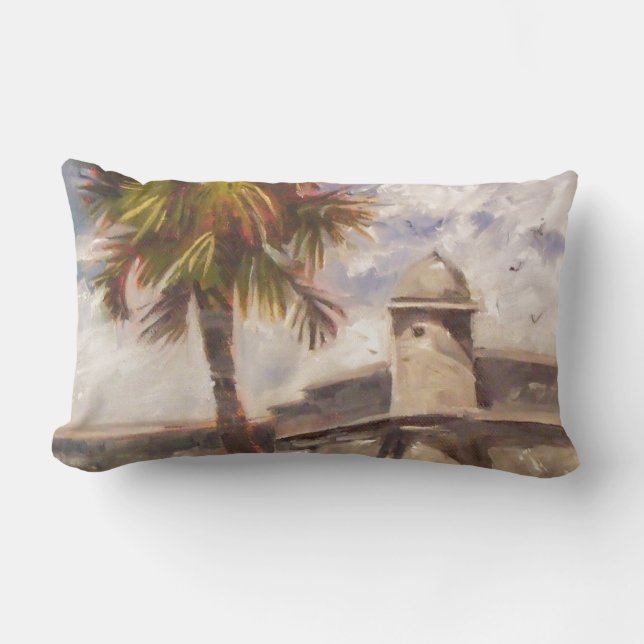 Coussin Rectangle Fort Saint Augustin - Castillo de san Marcos (Recto)