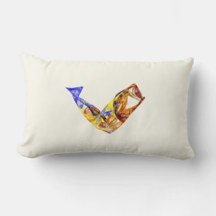 Coussin Rectangle Fractal - Poisson sauteur