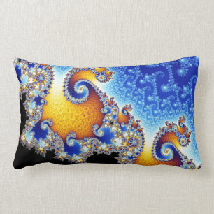 Coussin Rectangle Fractale en spirale satellite réglée de Mandelbrot
