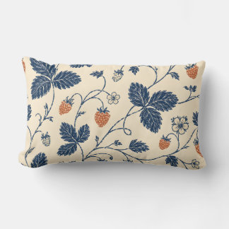 Coussin Rectangle Fraisier sauvage Ledger Botaniques Vintage