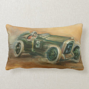 Coussin Rectangle Français Grand prix Racecar par le harpiste