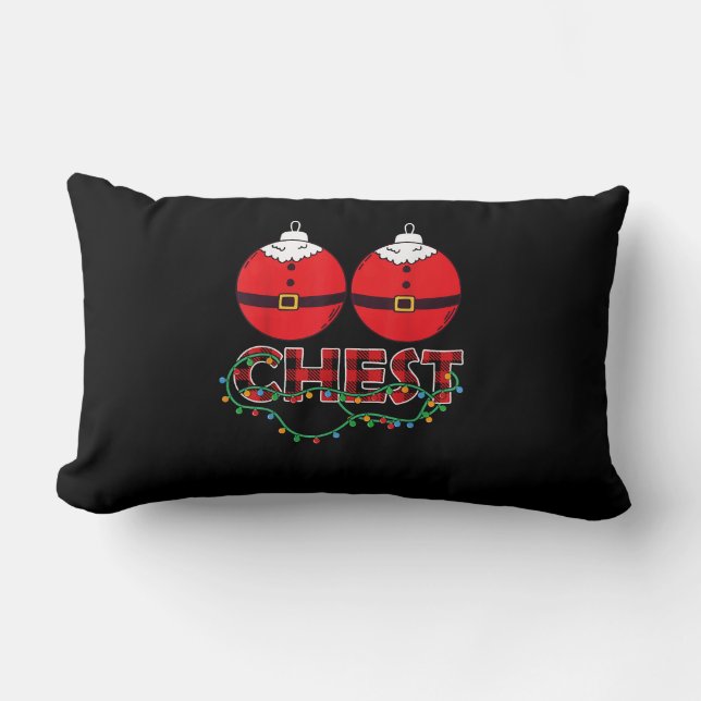 Coussin Rectangle Frère Ours LGBT Noël Rainbow Pride Gay Lesb (Recto)