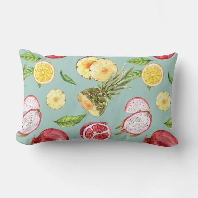 Coussin Rectangle Fruit tropical (Recto)