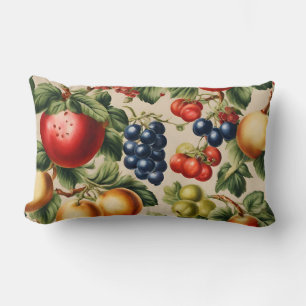 Coussin Rectangle Fruits et Fleurs du Luxe Jardin Italien