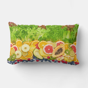 Coussin Rectangle Fruits tropicaux