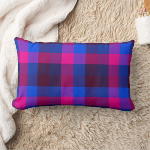 Coussin Rectangle Fusion de mosaïque néon