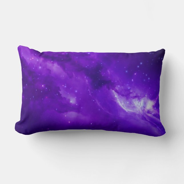 Coussin Rectangle Galaxie avec étoiles dans l'espace (Recto)