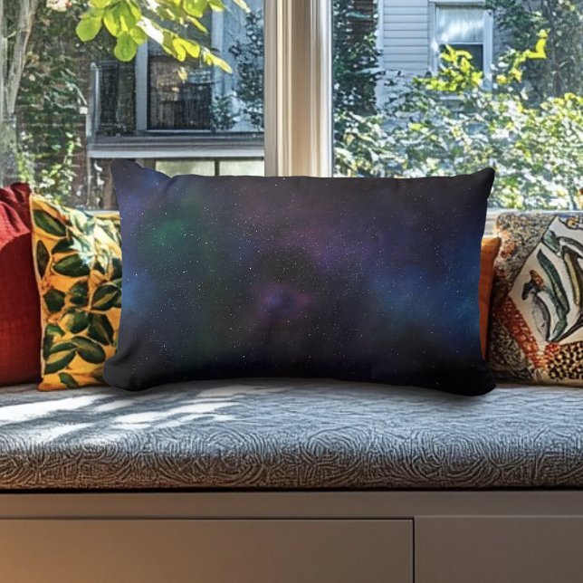 Coussin Rectangle Galaxie de la nébuleuse du voile céleste Champ d'é (Créateur téléchargé)
