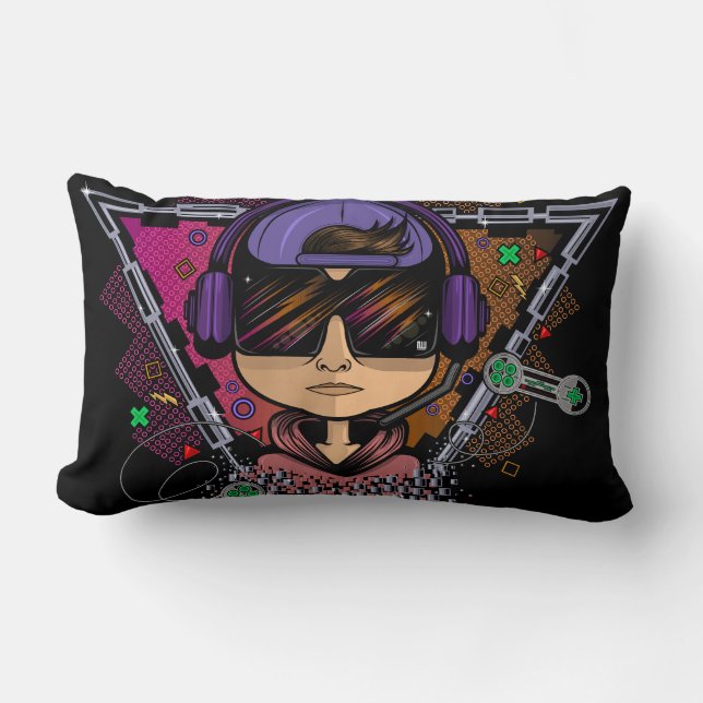 Coussin Rectangle Gamer Boy (Recto)