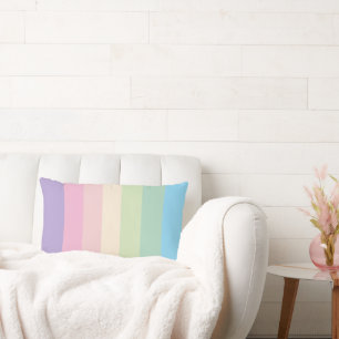 Coussin Rectangle Gamme de couleurs pastel de printemps 