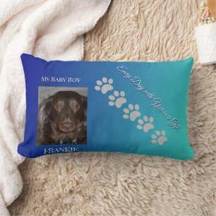 Coussin Rectangle Garde de traces de pattes ascendantes