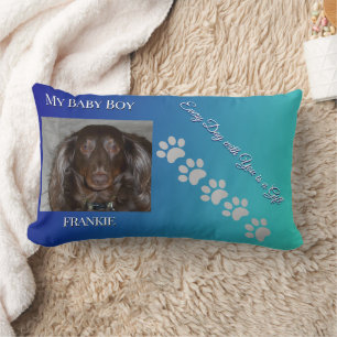 Coussin Rectangle Garde de traces de pattes ascendantes