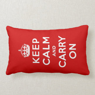 Coussin Rectangle gardez le calme et continuez l'original