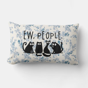 Coussin Rectangle Gens dégueu Chats mignons Chats noirs