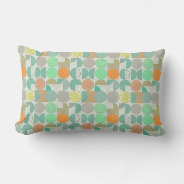 Coussin Rectangle Géométric multicoloré (Recto)